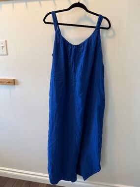 Old Navy Double Gauze Cobalt Dress